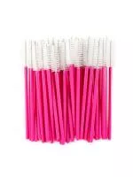 Щеточки упаковка 10 штук (Ворсовые)(Малиново-Белые)