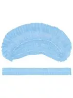 Шапочка шарлотта, голубая, упаковка 50 шт. Чистовье
