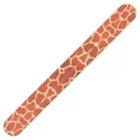 Пилка с дизайном овальная #120/180 (06 BA13) Irisk